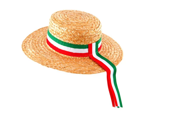 İtalyan hasır şapka — Stok fotoğraf