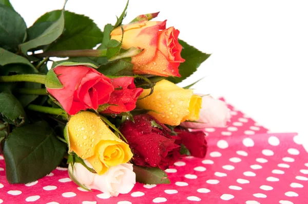 Barevná kytice růží — Stock fotografie