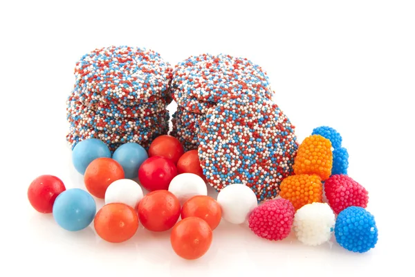 Голландские конфеты и другие сладости — стоковое фото