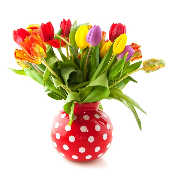 Coloridos tulipanes de ramo — Foto de Stock