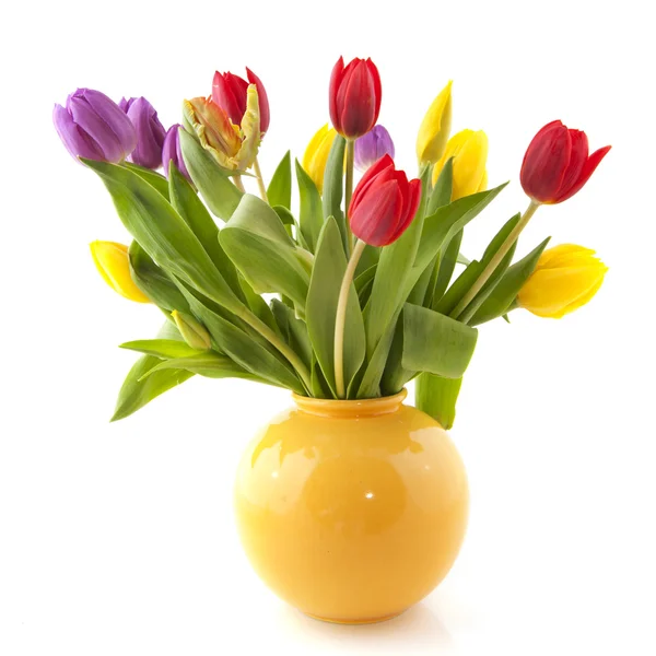 Kleurrijke boeket tulpen — Stockfoto