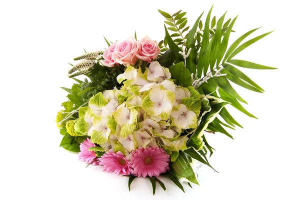 Bouquet de fleurs avec Hortensia — Photo