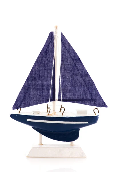Barca a vela in miniatura — Foto Stock