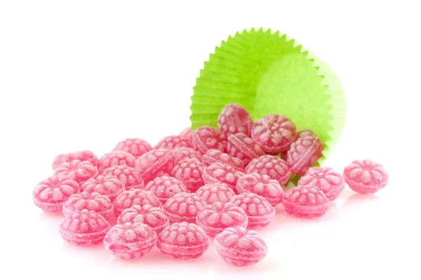 Малиновые конфеты — стоковое фото