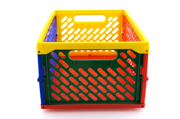 Plast låda för shopping — Stockfoto