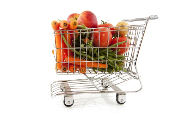 Compras de verduras frescas — Foto de Stock