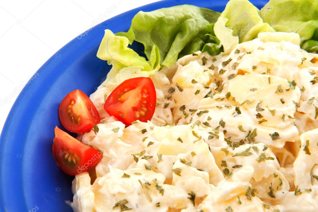 Fresh vegan potato salad