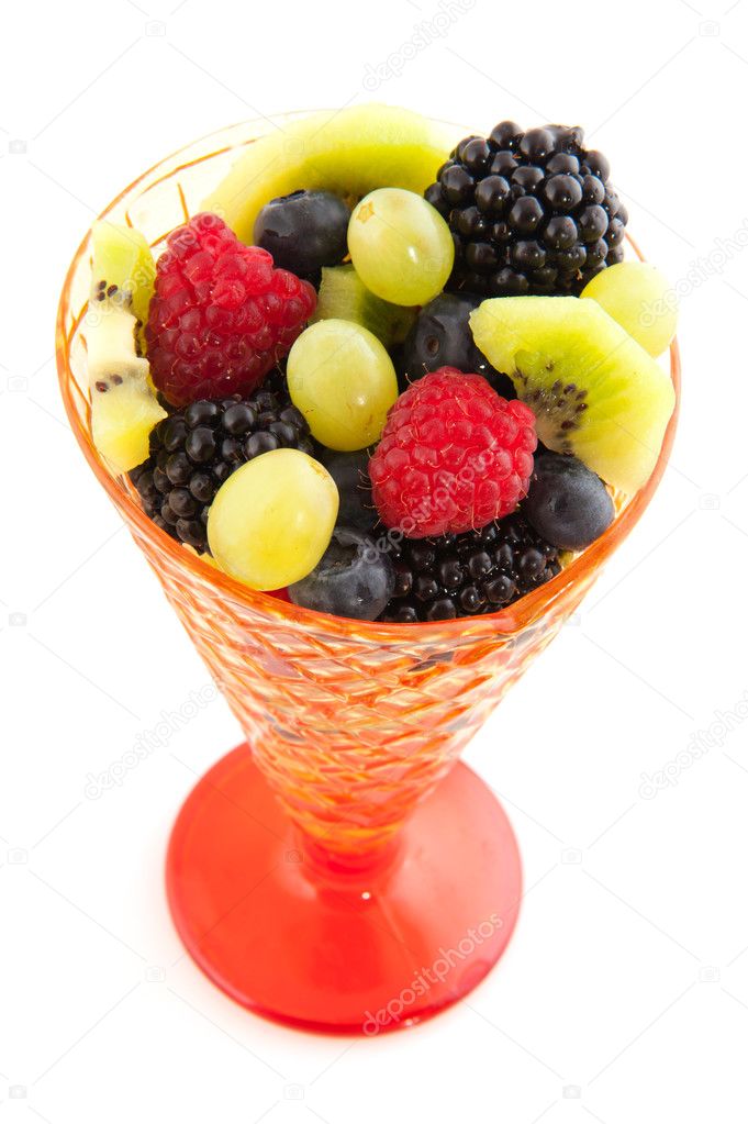 Fresh mixture of fruit