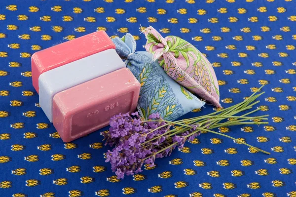 Lavender soap and scented sackets