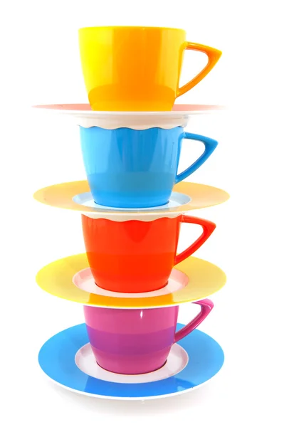 Coloridas tazas —  Fotos de Stock