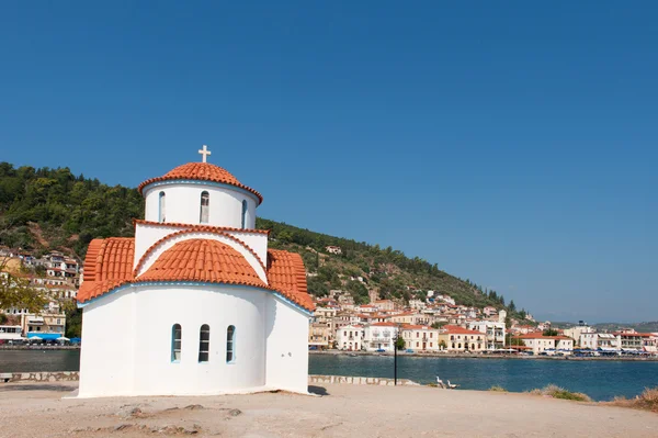 Typowe greckie kaplica — Zdjęcie stockowe