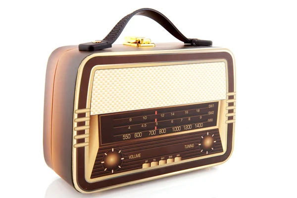 Stock image Old retro radio suitcase