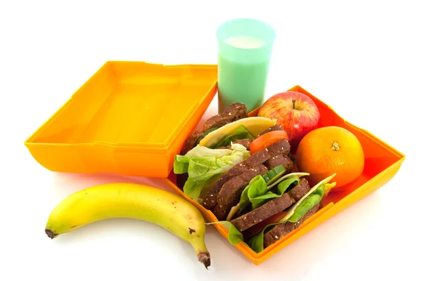 Caja de almuerzo saludable — Foto de Stock