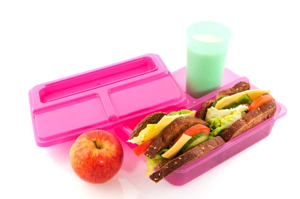 Gesunde Lunchbox — Stockfoto