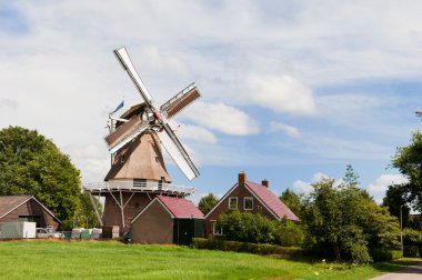 Dutch windmill clipart