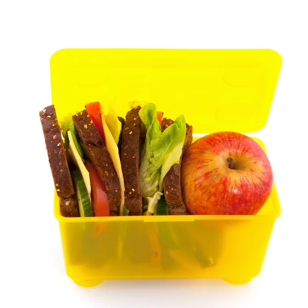 Lunchbox zdrowy — Zdjęcie stockowe