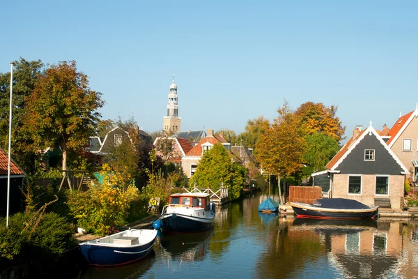 Hollandalı tipik köy — Stok fotoğraf