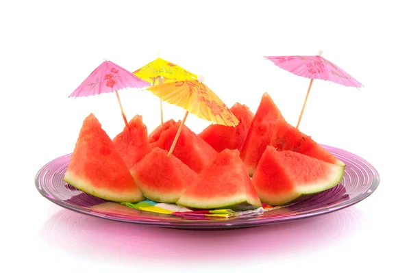 Pieces water melon — Stock Photo, Image