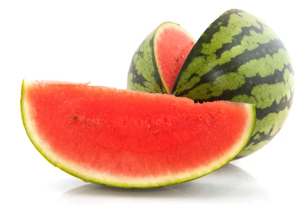 Řez vodního melounu — Stock fotografie