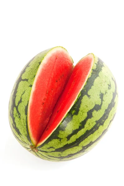 Geschnittene Wassermelone — Stockfoto