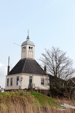 Typical old Dutch church clipart