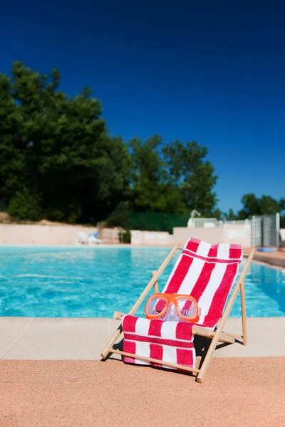 Leisure at the swimming pool — Stock Photo, Image