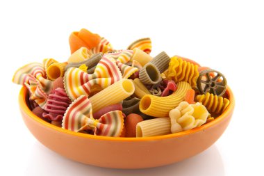 Colorful pasta