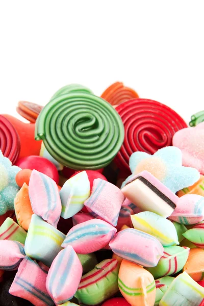 Bunte verschiedene Süßigkeiten — Stockfoto