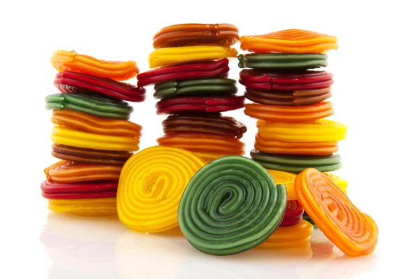 Rollos de caramelo coloridos — Foto de Stock