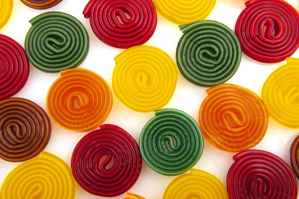 Rolos de doces coloridos — Fotografia de Stock