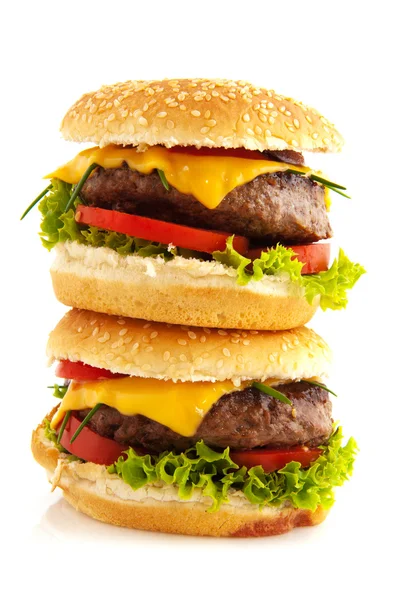 Гамбургеры — стоковое фото
