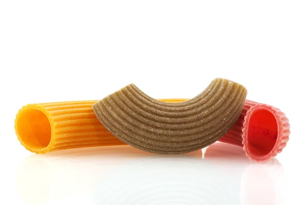 Красочные макаронные трубки — стоковое фото