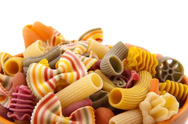 Colorful pasta