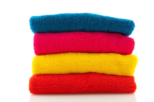 Kleurrijke handdoeken — Stockfoto