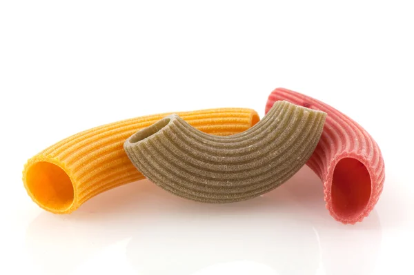 Colorful pasta tubes — Stock Photo, Image