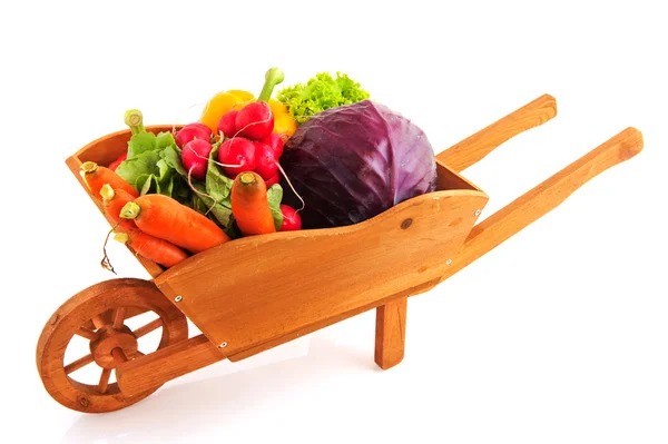 板条箱蔬菜 — 图库照片