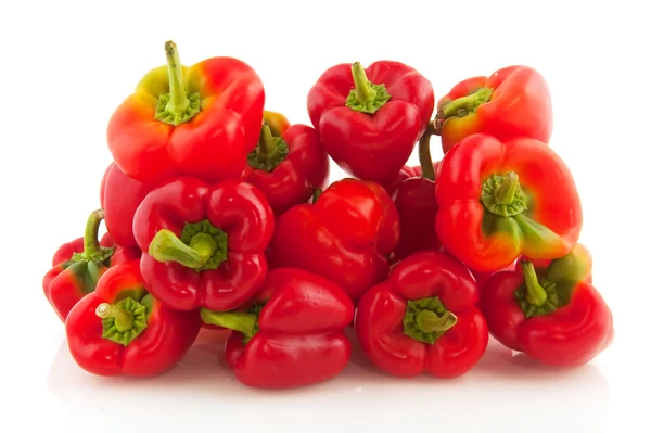 Hodně červené papriky — Stock fotografie