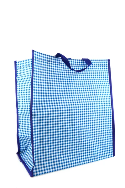 Blue plastic bag — Stock Photo, Image