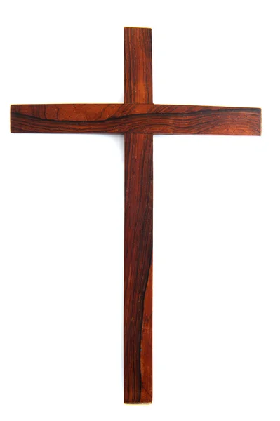 シンプルな木製の十字架 — ストック写真