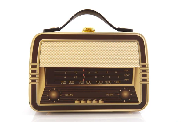 stock image Old retro radio suitcase