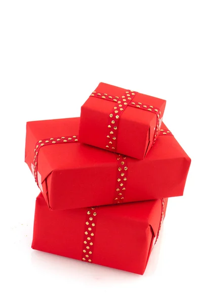 Kırmızı hediyeleri — Stok fotoğraf