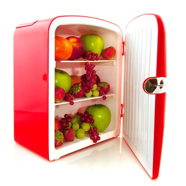 饮食健康冰箱 — 图库照片
