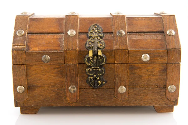 Caixa de tesouro de madeira — Fotografia de Stock