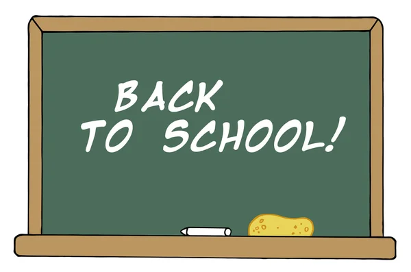 Powrót do tablicy szkolnej — Zdjęcie stockowe