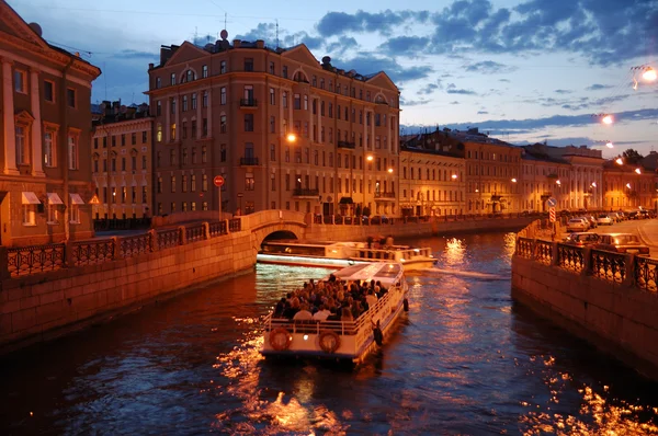 Petersburg canal trip — Stockfoto