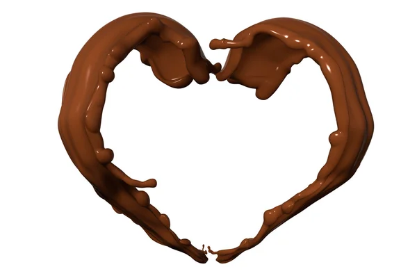 チョコレートの波 — ストック写真