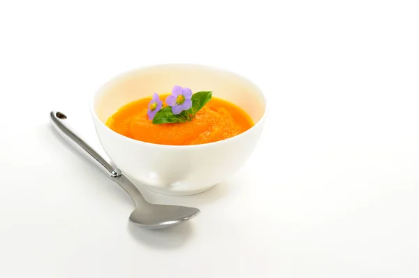 Sopa de zanahoria naranja —  Fotos de Stock