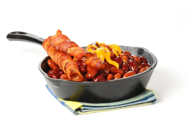 Beans and Bacon — Stock Photo, Image