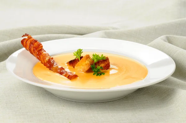 Cheddar Cheese Soup — Stock Photo, Image