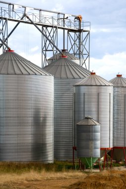 Grain Silos clipart